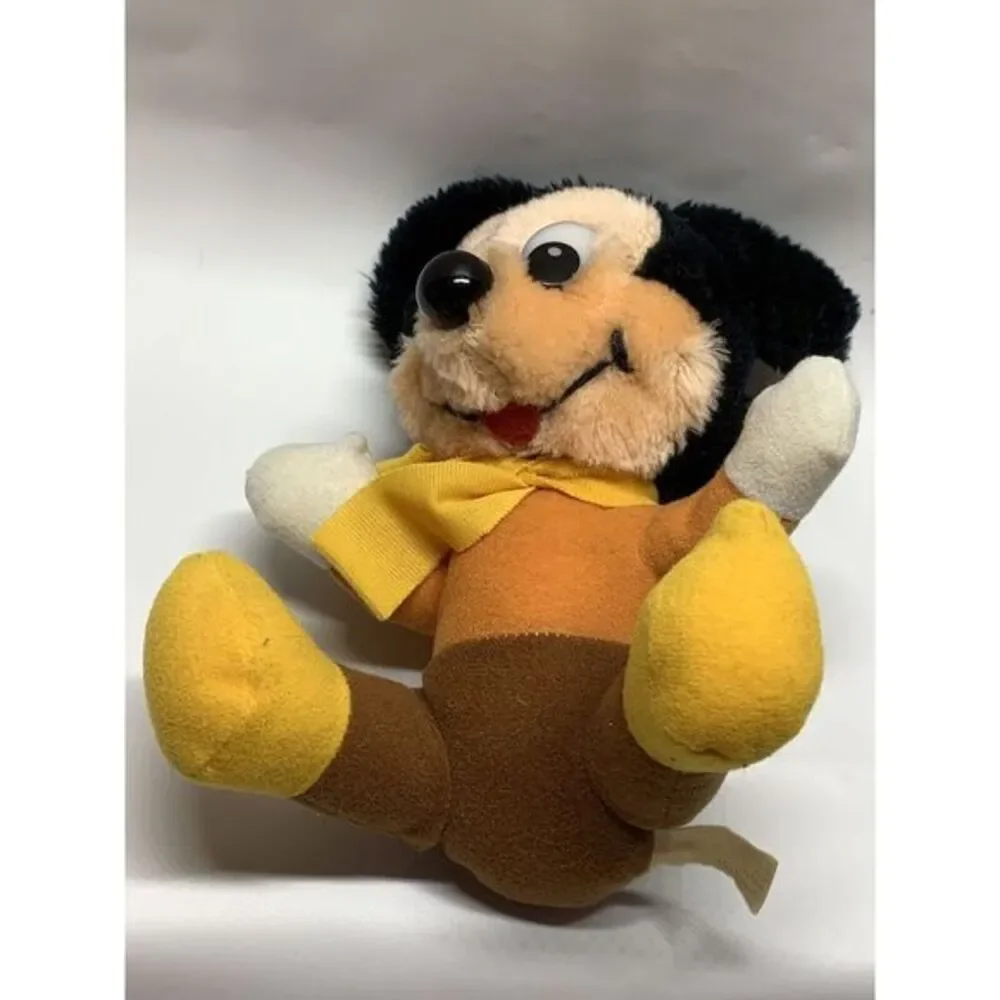 Vintage Walt Disney Mickey's Christmas Carol‎ Mickey Mouse Plush Stuffed Animal
